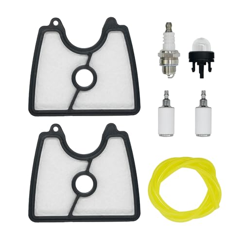 125B Air Filter Spark Plug Tune Up Kit Replacement for Husqvarna 125B 125BX 125BVX Leaf Blower, 545112101 Replacement for Craftsman 358794810 358794811 Blowers with Fuel FilterPrimer Bulb Line