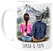 Tassenliebling® Papa Tochter Tasse personalisiert mit Spruch und Name - Geschenk zum Vatertag Geburtstag - Vatertagsgeschenk - Bester Papa Dad Vater Stiefvater Bonus Papa