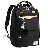 AO ALI VICTORY Laptop Backpack 15.6 Inch for Women Men Teacher Backpacks Nursing Bag Anti Theft Travel Back Pack Large College Bookbag (Medium, Black)