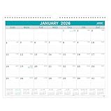 2020 Calendar - 12 Monthly Wall Calendar with Julian Date, Thick Paper Perfect for Organizing & Planning, January 2020 - December 2020, 15 x 11.5 Inches, Wire-Bound