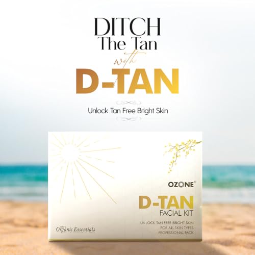 Image of Ozone D-Tan Facial Kit, Professional Pack, Organic Essentials, For All Skin Types