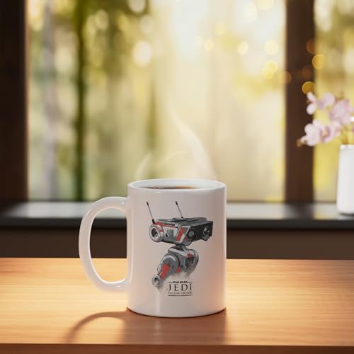 Taza cerámica Star Wars Jedi Fallen Order BD-1 blanca miniatura 3