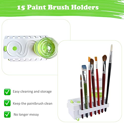 Kardeep PAINT BRUSH CLEANER WHITE-GREEN Paint Brush Cleaner, Painting Station thumb #2