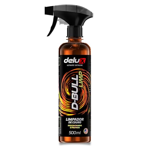Luxcar Delux D-Bull Limp Limpador de Couro 500 ml – Descontamina e Prepara