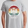D&T Unisex Tshirt ' Dad Ever' Gift for Dad On Father's Day Or Birthday from Daughters Sons Wife for Daddy Unisex L Red #1