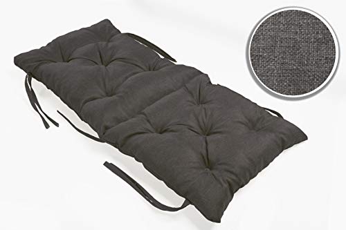 sunnypillow Bankauflage Stuhlkissen Bankkissen 100 x 50 x 50 cm Sitzkissen und Rückenkissen für Hollywoodschaukel Polsterauflage Auflage für Gartenbank viele Farben und Größen zur Auswahl – Bild 4