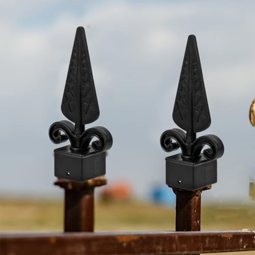 BETOOKY 20 Piezas Remates de Reemplazo para Cerca de Plástico Negro 5