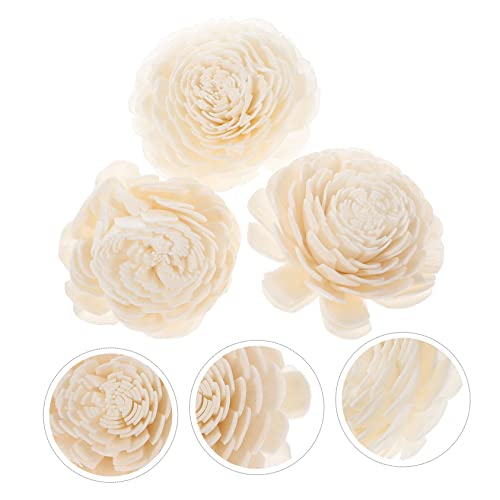 Accesorio aromaterapia flores secas de ratán decorativo 3 pzas miniatura 6