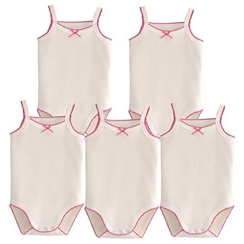 Blueleyu Baby Girls Spaghetti Strap Bodysuit Set Cover
