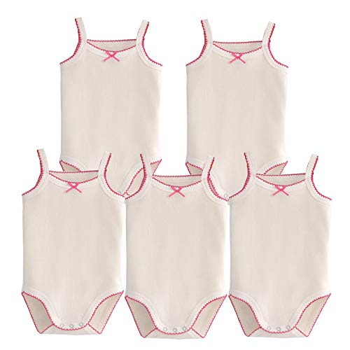 Unisex-Jumpsuit für Baby, Ärmellos, Baumwolle, Babybody, 4er Pack,...