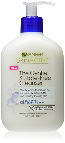 Garnier SkinActive The Gentle Sulfate-Free Face Wash, All Skin Types, 13.5 fl. oz.