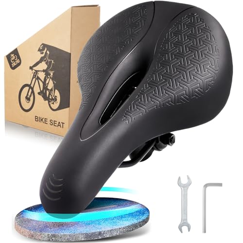 Zacro Bike Seat with Memory Foam 2.0 I Bicycle...