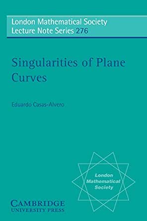 Singularities of Plane Curves-Wow! eBook