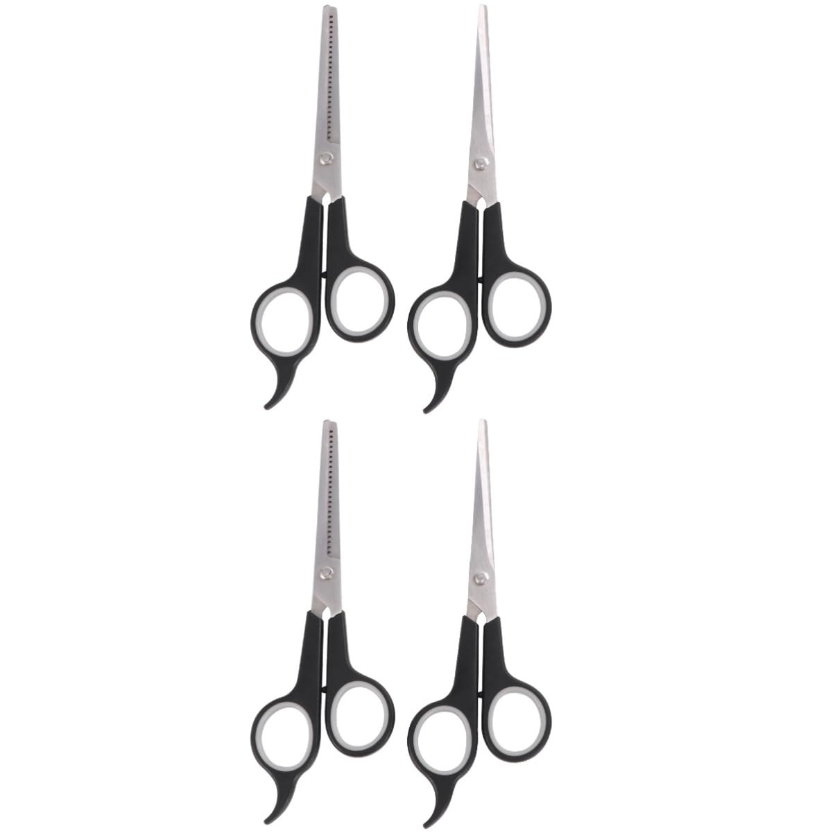 BESPORTBLE 2sets Dog Cat Grooming Shears Pet Hair Thinning Scissors Hair Cutting Scissors for Pets Easy to Use Set 2pcs*2