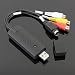 Capturadora de Vídeo y Audio VHS a PC, USB 2.0 Adaptador de...
