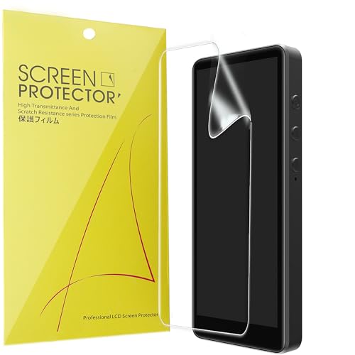 Lamshaw Compatible for Solo3 Mp3 Player Screen Protector, [6 Pack] Full Coverage TPU Clear Film Compatible for 24Six Solo3 Mp3 Player (6 Pack)