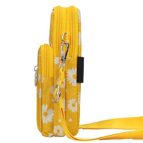 Image of JANKS Small Crossbody Bag for Women - Mini Phone Purses with Crossbody Strap and Wallet - Nylon Arm Bag