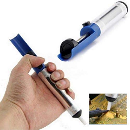 Image of DIY Crafts Pack Of 1, Random, Solder Sucker Desoldering Vacuum Pump Solder Removal Tool Sucker Hand Tool Compact Lightweight (Pack Of 1, Random)