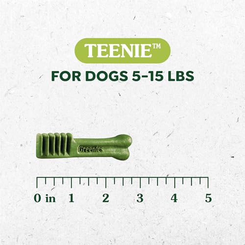 greenies original teenie dental dog treats 36 oz pack 130 treats