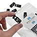 SGH PRO Cord Lock stoppers toggles Heavy Duty Spring No Slip Thick Plastic 17 Pack 7.2mm Hole Diameter fit 550lb 750lb Paracord Flat Ends easy to compress for draw string pants shoe slip proof surface