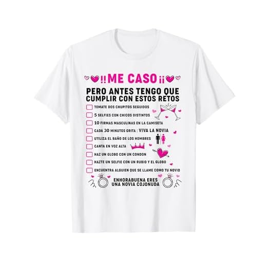 Retos Despedida de soltera Novia Bride Feas Divertida Mujer Camiseta