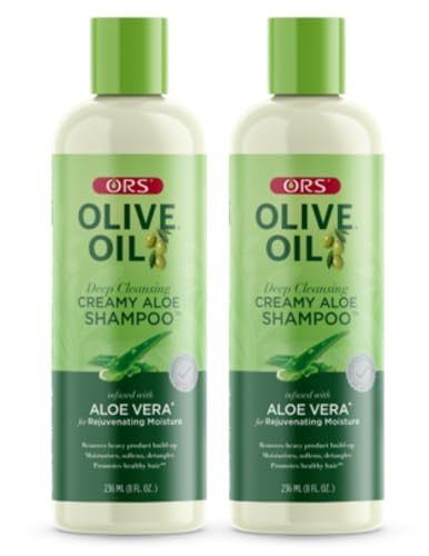 ORS Olive Oil Aloe Shampoo 8oz Pack of 2