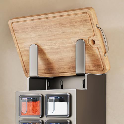 Étagère murale robuste en aluminium à ventouse cuisine - 4
