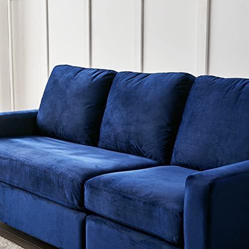 Cherry Tree Furniture Campbell 3-Seater Sofa with Reversible Chaise (Blue)