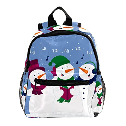 Sac à dos pour garçons et filles style Noël multicolore chouettes 30cm idéal pour école