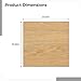 Self-Adhesive Marble & Wood Grain Floor Decals, 12 Pack Waterproof Tiles for Bathroom and Kitchen