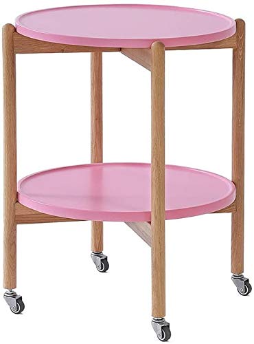 HOMRanger Creative Sofa Table Living Room Multifunctional Small Round