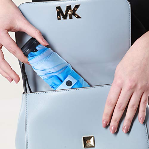 Rumbrella Mini Umbrella, Teflon Purse Umbrella With 99% Uv Protection Travel Umbrella, Gradient Blue #TOP3