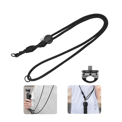 Correa de nailon ajustable para cámara DJI Osmo Pocket 3/Action 5 Pro/Action 4/Action 3/INSTA360 X5 X4 X3 X2/GO 3S/GO 3/Gopro Series/Ace Pro 2/Ace Pro, correa de hombro de liberación rápida