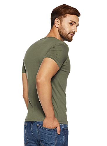 Image of ADRO Men's 100% Cotton Regular Fit T-Shirt
