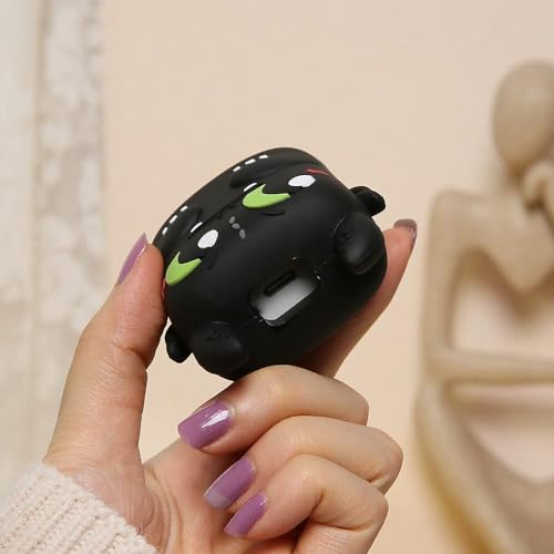 Image of Cartoon 3D Design Protective Case Compatible with Apple 18W - 20W USB-C Power Adapter Charger, Protective Cover for iPhone 18W & 20W Power Adapter Charger with Wire Saver. (Toothless)