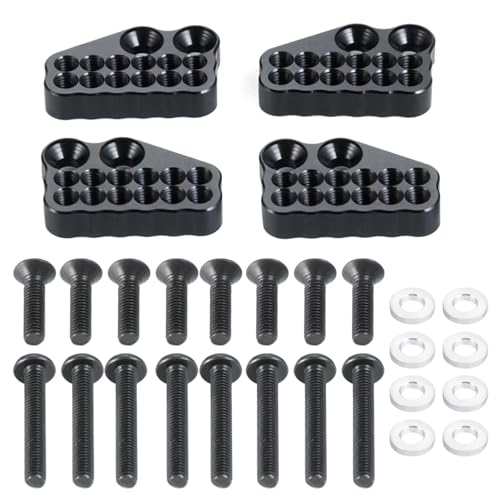 Supports amortisseurs Axial Capra 1/10 en métal pour rouler sur rochers et terrains extrêmes