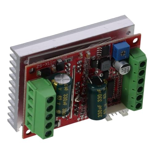 SSHHUI Motor CC sem escova de 400 W, placa de driver trifásica, controlador de motor Hall e módulo d