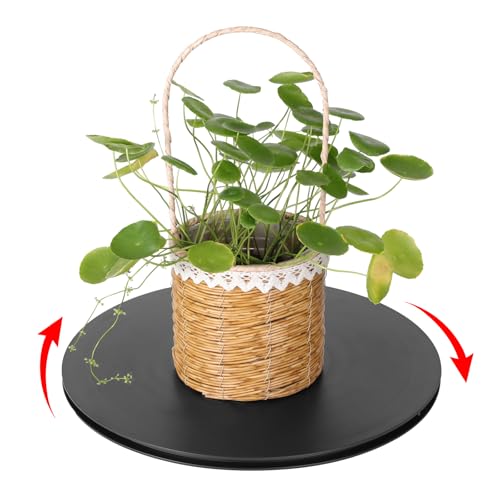 Image of ZZRANYE 14 Inch Heavy Duty Rotating Swivel Stand - 360 Degree Rotating Lazy Susan Base with Steel Ball Bearings for Model Base /Rotating Plants /Crafts Stand Monitor /TV /Monitors /Potted Plants