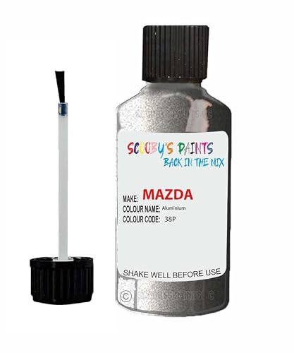 Scoobys Paints Back In The Mix Aluminium Touch Up Paint For Mazda 38P Metallic