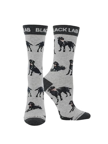 Black Lab Socks for Women Gift for Dog Lovers