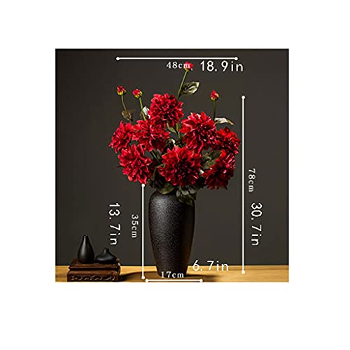 Ramo de flores artificiales de simulación ZYFSHA para mesa de comedor interior 3