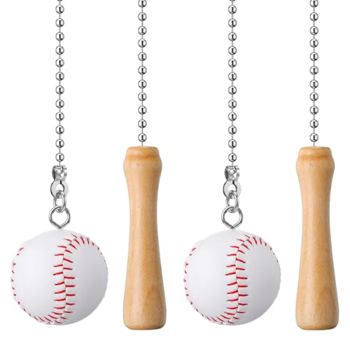 Gerrii Baseball And Bat Pull Chain Extenders