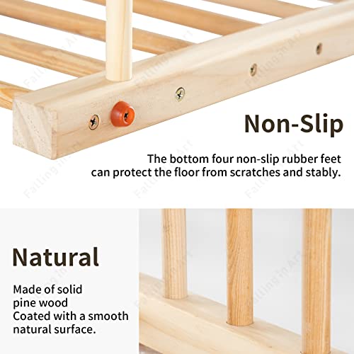 Image of Falling in Art Large Wooden Art Storage Rack - Canvas Drying Stand for Artworks, Frames, Canvases, Drawing Boards, Prints, Panels, Paintings Display