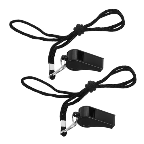 BESPORTBLE 2 silbatos con cordón para baloncesto miniatura 1