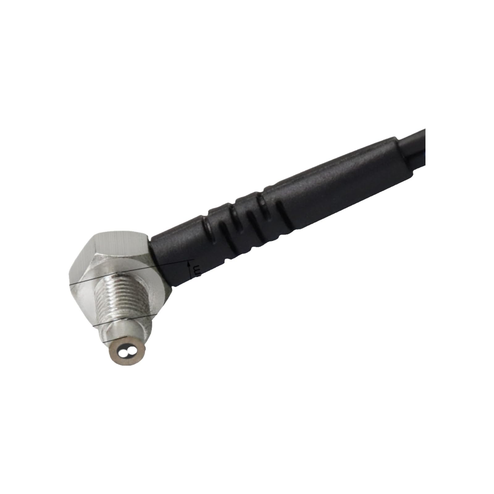 Coude à angle droit capteur fibre optique pour câblage machine difficile - 2