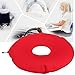Donut poduszka do siedzenia poduszka do siedzenia poduszka hemoroidalna poduszka zapobiegająca dekubitusowi okrągła nadmuchiwana dla osób starszych, którzy chcieliby w łóżku