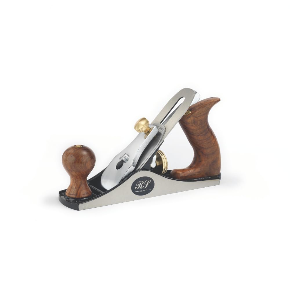 Robert Sorby Select Carpenters Smoothing Plane No.3 Cast Iron Body High Carbon Steel Blade Precision Woodworking Plane