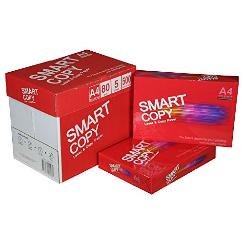 Caja Folios A4 Blancos para Impresoras Smart Copy paquete de 500 hojas (5)