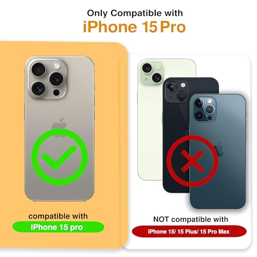 Image of amazon basics Vanguard Laser Cut mesh case Compatible with iPhone 15 Pro | Supports Magnetic and Wireless Charging - Black