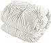 Chic Home White Bed in a Bag Comforter Set, Queen Size (6 Piece), Halpert - Pintuck Pinch Pleat Microfiber Bedding - Shams, Bed Skirt, Flat & Fitted Sheet, Pillowcases, Breakfast & Decorative Pillow